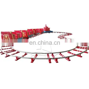 Amusement Park Rides Outdoor Electric Christmas Track Train Ride thumbnail-1