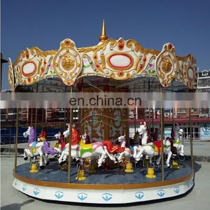 Good Price Amusement Center Equipment Children Games Carousel Riding Horse for Sale thumbnail-1