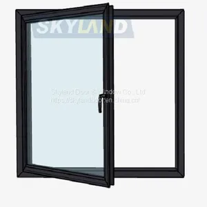 Commercial and High Quality Aluminum Casement Window thumbnail-1