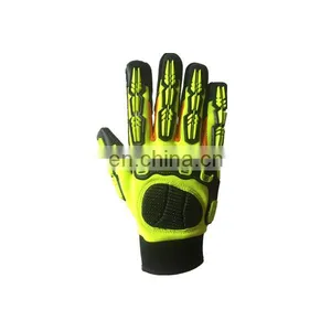 Mechanic Antivibration Cut Resistant TPR Impact Protection Gloves thumbnail-2