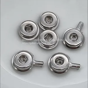 12mm Brass Half Pack Medical Electronic Button Medical Electrode Button thumbnail-1