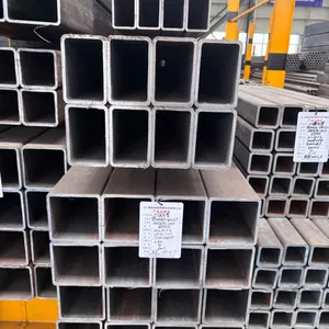 Manufacturer Customized AISI Seamless Galvanized Steel Square Pipes/tube GI Rectangular Pipe Price thumbnail-1