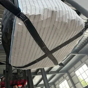 500kg Super Sack PP Woven Baffle Jumbo Bag 1000kg Q Bag FIBC Big Bag 1250kg Sling Tote Bag Anti-UV FIBC 1500kg Bulk Bag thumbnail-5