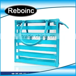 Waterproof Pvc Beach Bag Pvc Tote Bag Handle Shoulder Strap Sand Beach Bag Vinyl Pvc thumbnail-3
