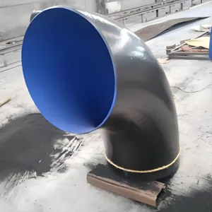 Inner and Outer Epoxy Plasticized Pipe Fittings 90 Degrees Anti-corrosion Spraying Elbow for Water Supply DN200 thumbnail-3
