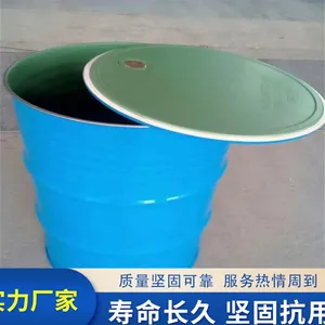 50L Carbon Steel Plate Iron Drum Open Dangerous Bag Drum High Temperature Resistant Logistics Packaging 25L Capacity Can be Customized Wan Shuo. thumbnail-3