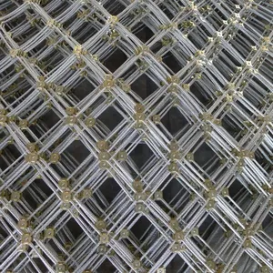 High Tensile Strength Stainless Steel High Carbon Steel Woven Wire Rope Mesh Active Rockfall Barrier System Welding Bending thumbnail-2