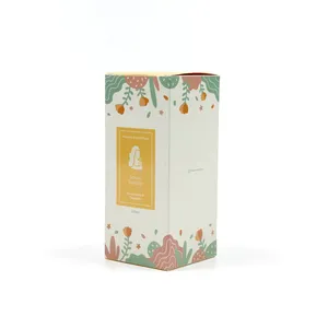 Custom Wholesale Eco-Friendly Exquisite Ivory Cardboard Cosmetic Packaging Box for Cosmetic thumbnail-4