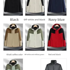 Wholesale Men's Winter Cycling Jacket With Hood Thin Windbreaker Coat For Women Windproof Outdoor Kids Cycling Clothing Hiking Euro Size thumbnail-1