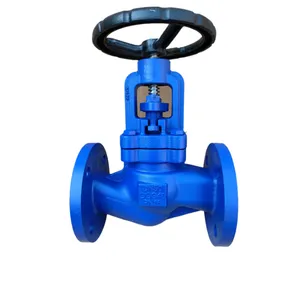 DIN 3202 F1 Cast Iron Globe Valve Pn16 GGG40 Globe Valve 2Cr13 Stem Seat Globe Valve for Water Steam Pipe thumbnail-1