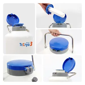 Belize 10L YDH Liquid Nitrogen Dry Shippers TcCryo Sperm Collection Container thumbnail-2