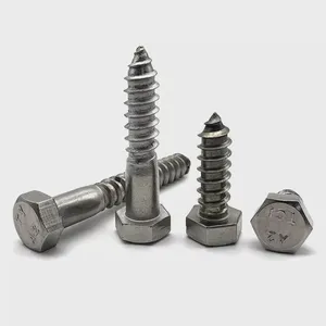 DIN 571 Hex Head Wood Screws for Log Home Construction thumbnail-3