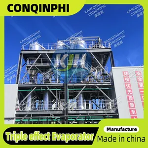 Multi-effect Evaporator Concentrator for Chemical Effluent Reduction With Automatic CIP System thumbnail-2