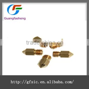 3D Printer Accessories 0.2 0.3 0.4 0.5 Brass Extrusion Nozzle Sprinkler Head Makerbot MK8 thumbnail-1