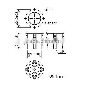 High Quality Parking Ultrasonic Sensor NU40D19TR-1 thumbnail-2