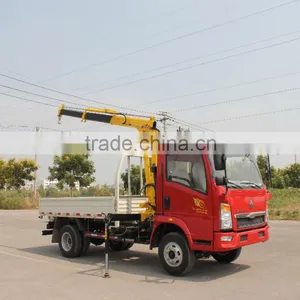 Howo 4*2 3.2T Ton Truck Mounted Crane for Sale SQ65ZB2 thumbnail-3
