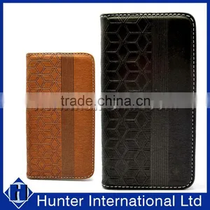 Rhombus Pattern PU Leather Case For Samsung G530 thumbnail-1
