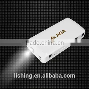 AGA A9 12V Portable Power Bank, High Capacity 12000 MAh Car Jump Starter With LED Light Function thumbnail-6