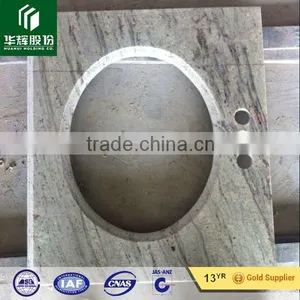 Natural Stone Marble White Bathroom Countertop thumbnail-3