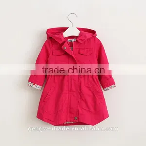 Wholesale Children's Boutique Clothing Kids Coats High Quality Floral Cotton Girls Winter Coat thumbnail-2