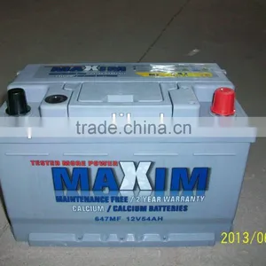 12v 54ah Maintenance Free Automotive Battery Mf647 thumbnail-1