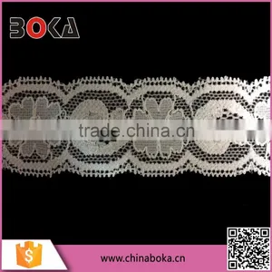 BOKA Offwhite Width 2cm Elastic Lace Factory Direct Sales Trimming Lace thumbnail-1