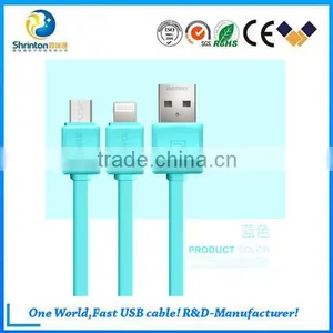 REMAX IOS Transmission Charging 2 in 1 Data Cable thumbnail-4