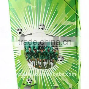 Hot Sale Football Star Color Art Paper Desktop File Box for Office Stationery Cardboard A4 or FC Size thumbnail-1