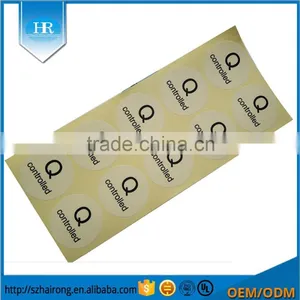 Customized Clear Waterproof Adhesive Label With Good Quality and Favorable Price thumbnail-5