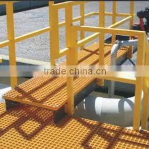 "Fiberglass Reinforced Plastic Grating Ladders With Cage " thumbnail-1