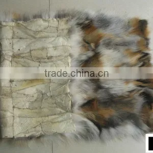 Factory Wholesale 100% Genuine Scrap Fox Fur Plates in Low Price thumbnail-4