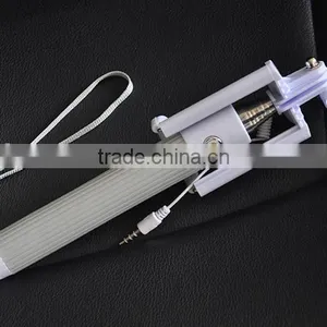 Foldable ,Portable Popular Selfie Stick With Cables for Cell Phone thumbnail-4