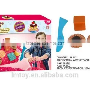 300g Gree and Red Space Martian Sand, With 5 CAKE Mold to Play Sand for Kids thumbnail-5