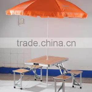 Yes Folded and Outdoor Wooden Folding Picnic Table With Seats Quality Choice thumbnail-4