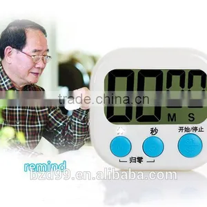 Smart Large LCD Display Remind Timing Digital Kitchen Timer Count Up and Count Down Timer With Switch/Pothook/Holder/Magnet thumbnail-5