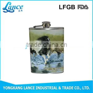 Factory Wholesale 5oz Christmas Stainless Steel Hip Flask thumbnail-6