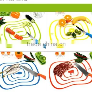 J189 Kitchen Supplies Fashion Cut Fruit Plate Health Board Cutting Board thumbnail-5