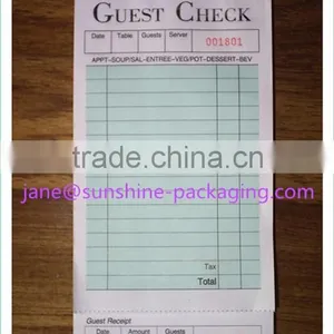 Restaurant Guest Check thumbnail-1