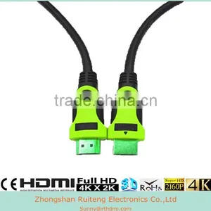 Green High Speed HDMI Cable With Ethernet and Gold Connector Support 3D and 4K From 0.5-100m thumbnail-2