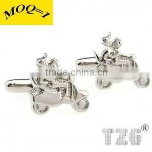 Fashion Stainless Steel Motor Cufflink thumbnail-1