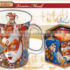 CARMANI Mug With VENICE MASK Design Alex LEVIN thumbnail-1