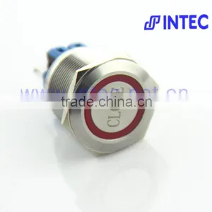 25mm Metal Switch, LED and Latch Switch, Character of CLOSE Switch thumbnail-1