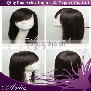 Promotion!!2015 New Brazilian Full Lace Human Hair Wigs Lace Front Wig Natural Straight Wigs for Black Women Wholesale Price thumbnail-1