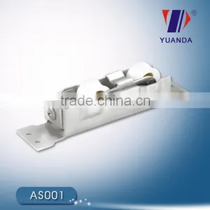 Aluminium Profile Sliding Door Pulley,Nylon Double Wheel thumbnail-1