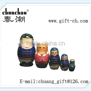 Wooden Russion Nesting Doll , Matryoshka Doll thumbnail-1