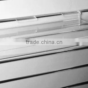 Acrylic Document Display Stand (Acrylic FLAT SHELF C/w Sign Holder and Supports 400mm (L) x 250mm (D)) thumbnail-1