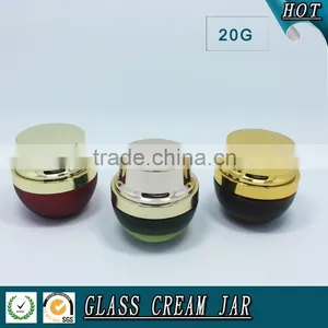 20G Colored Glass Jar for Eyecream thumbnail-1