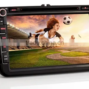 8" 3g Gps Mp3 Car Navigation Bluetooth Map Usb Dvd For VW PASSAT SEAT Altea Amarok Sharan Jetta Multivan T5 Polo V 6R thumbnail-1