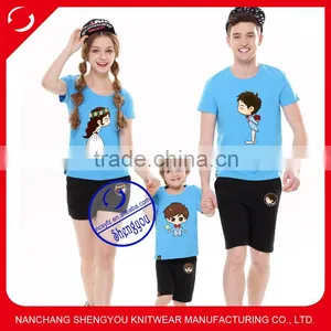 Custom 100 Cotton Family Clothing Set Wholesale thumbnail-1