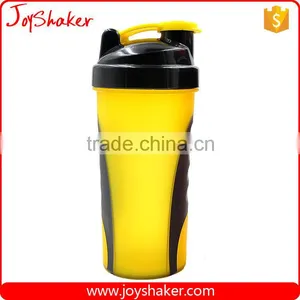 Original JoyShaker Custom Gym Shaker Protein Shaker Mixer Cup Bottle (600ml, Yellow) thumbnail-5